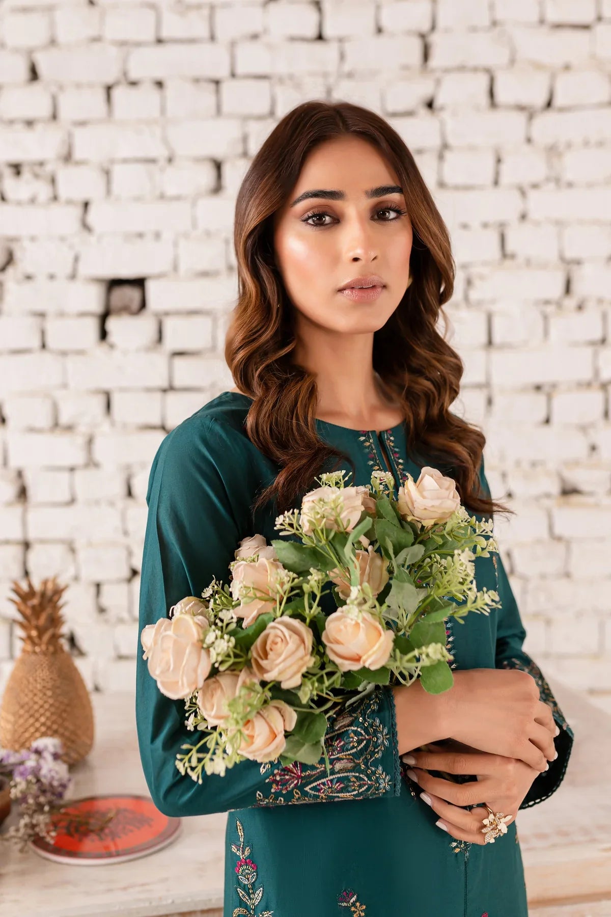 Eyana 2Pc - Embroidered Lawn Dress