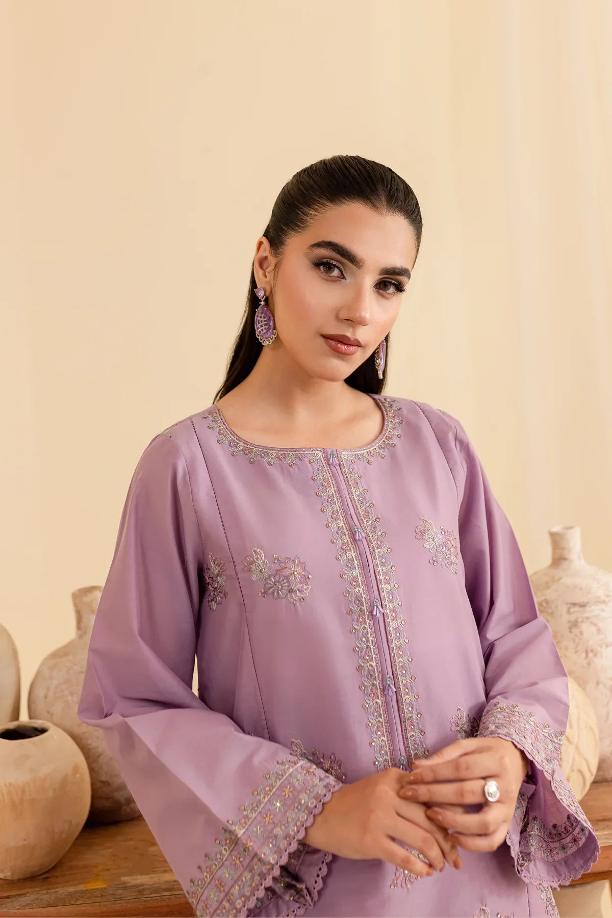 Hiera 2Pc - Embroidered Lawn Dress