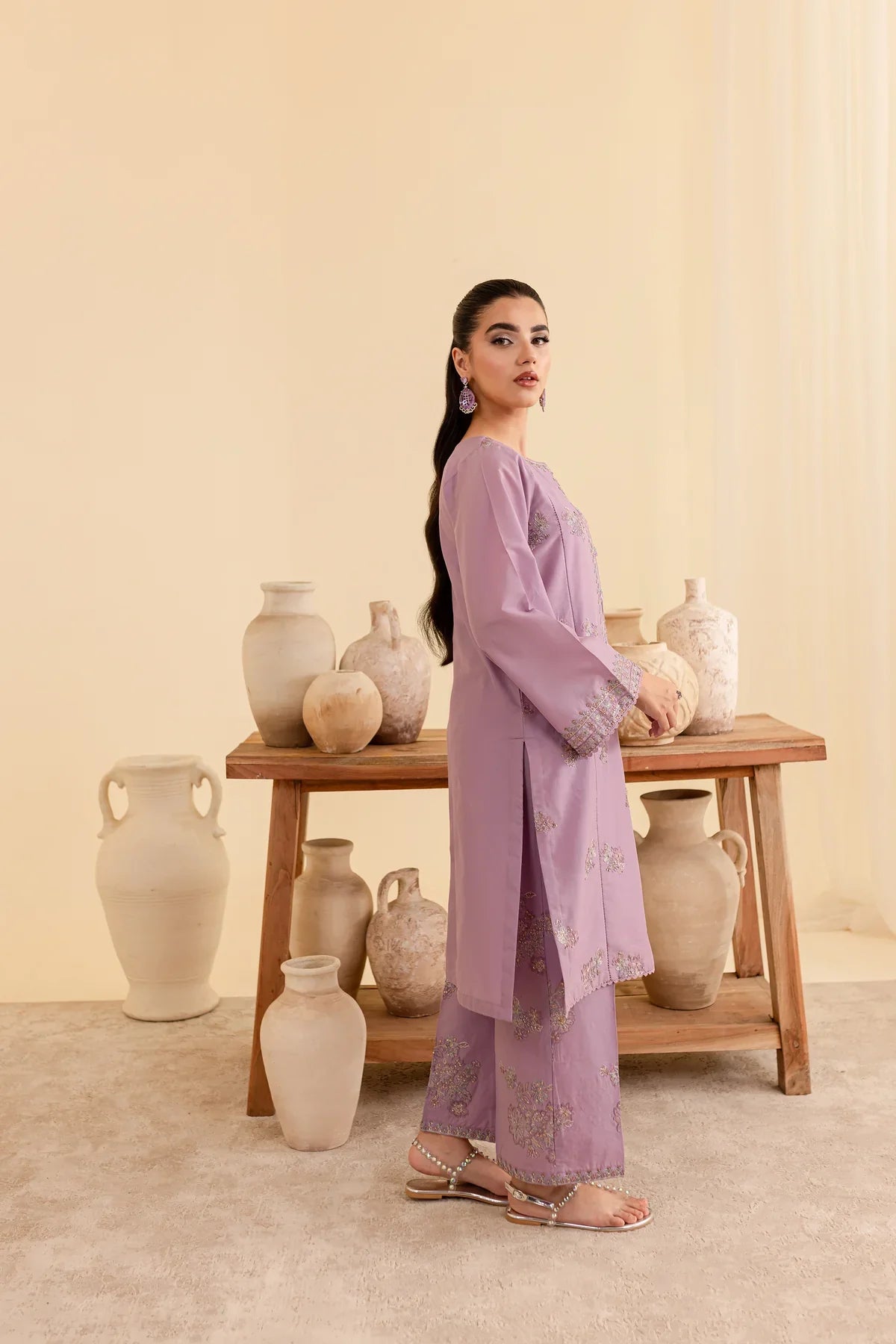 Hiera 2Pc - Embroidered Lawn Dress