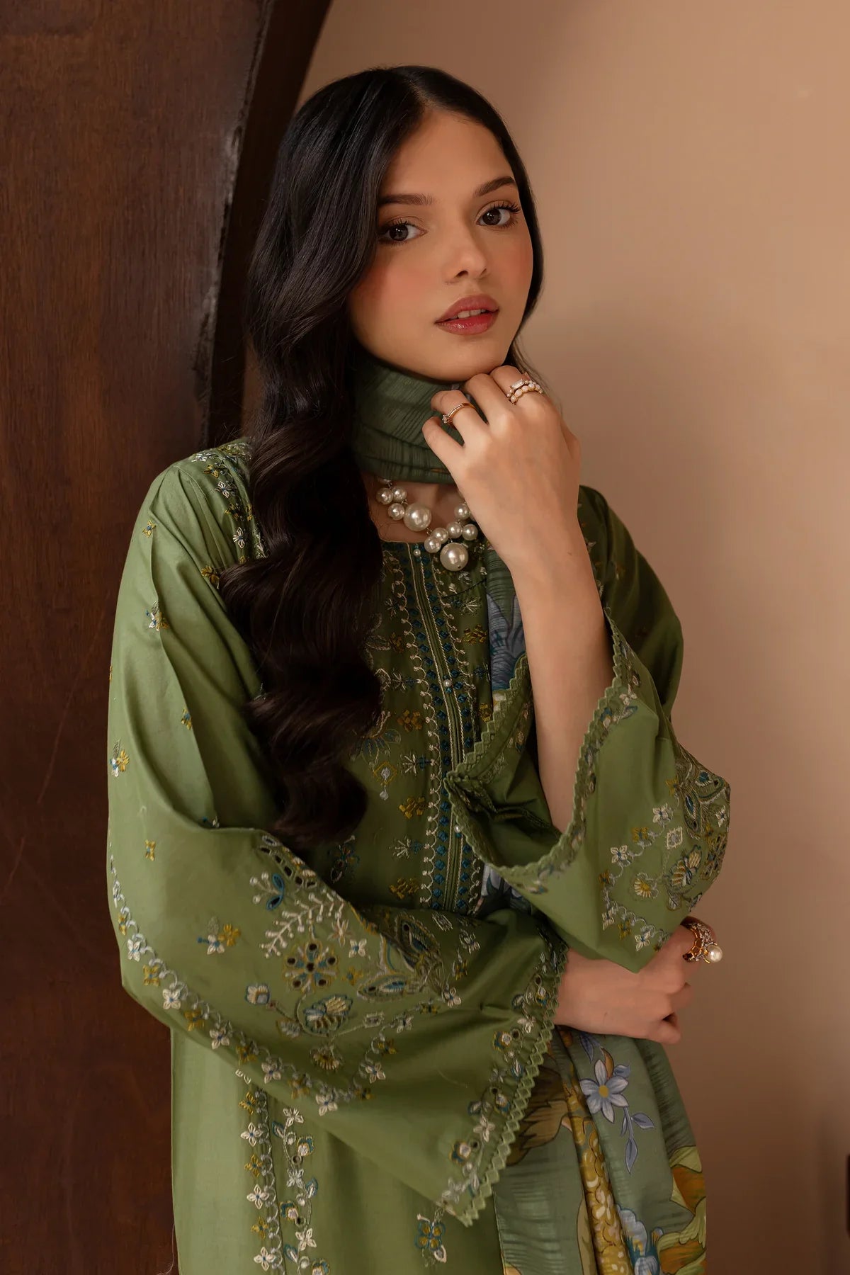 Ireland 3PC Embroidered Lawn Dress