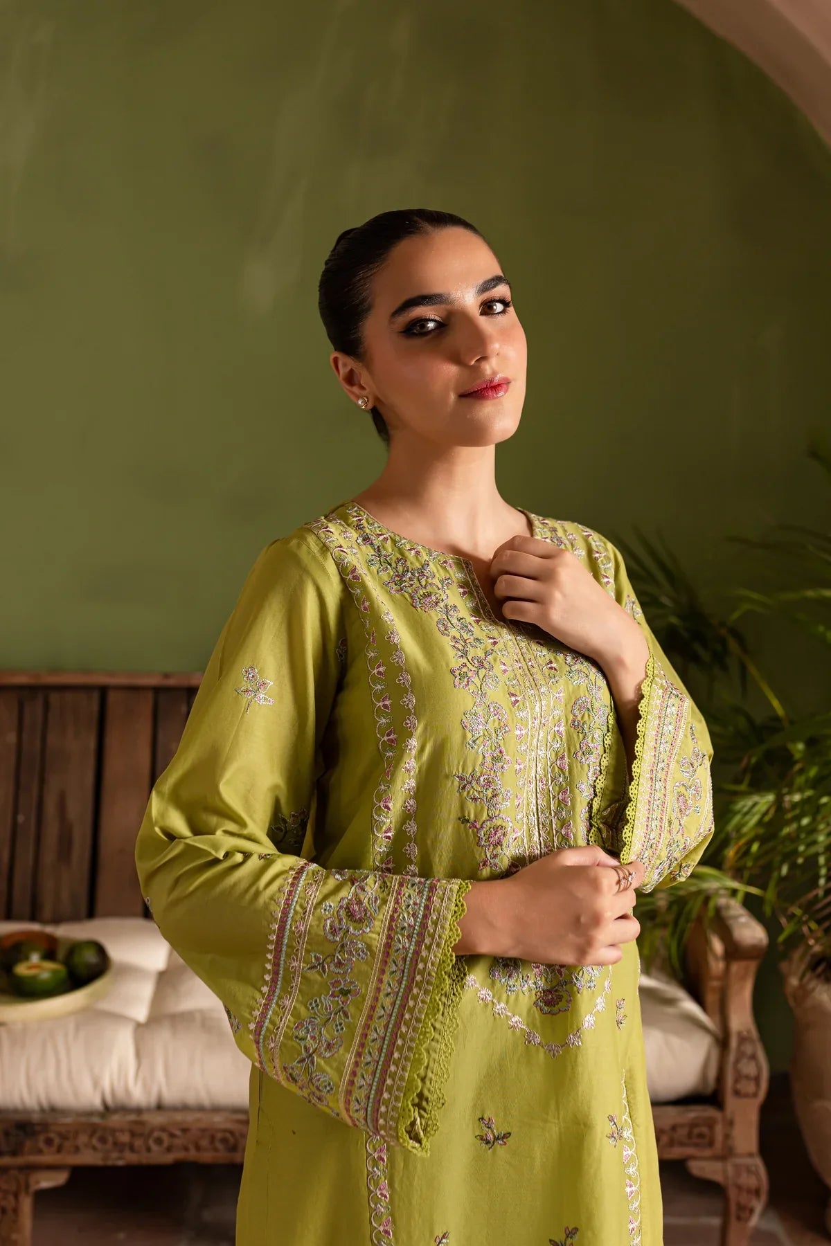 Jimmy 2Pc - Embroidered Lawn Dress