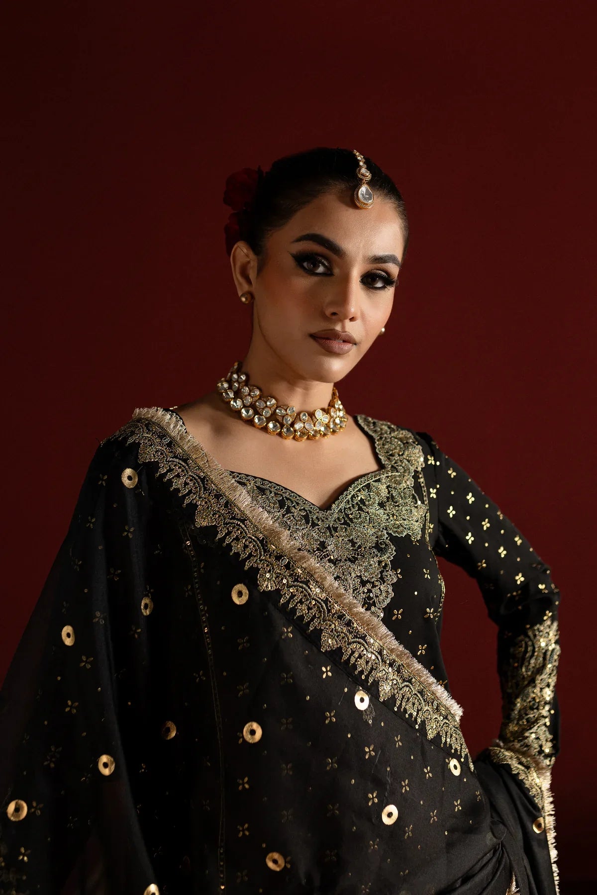Kiran 3Pc - Embroidered Georgette Luxe Pret