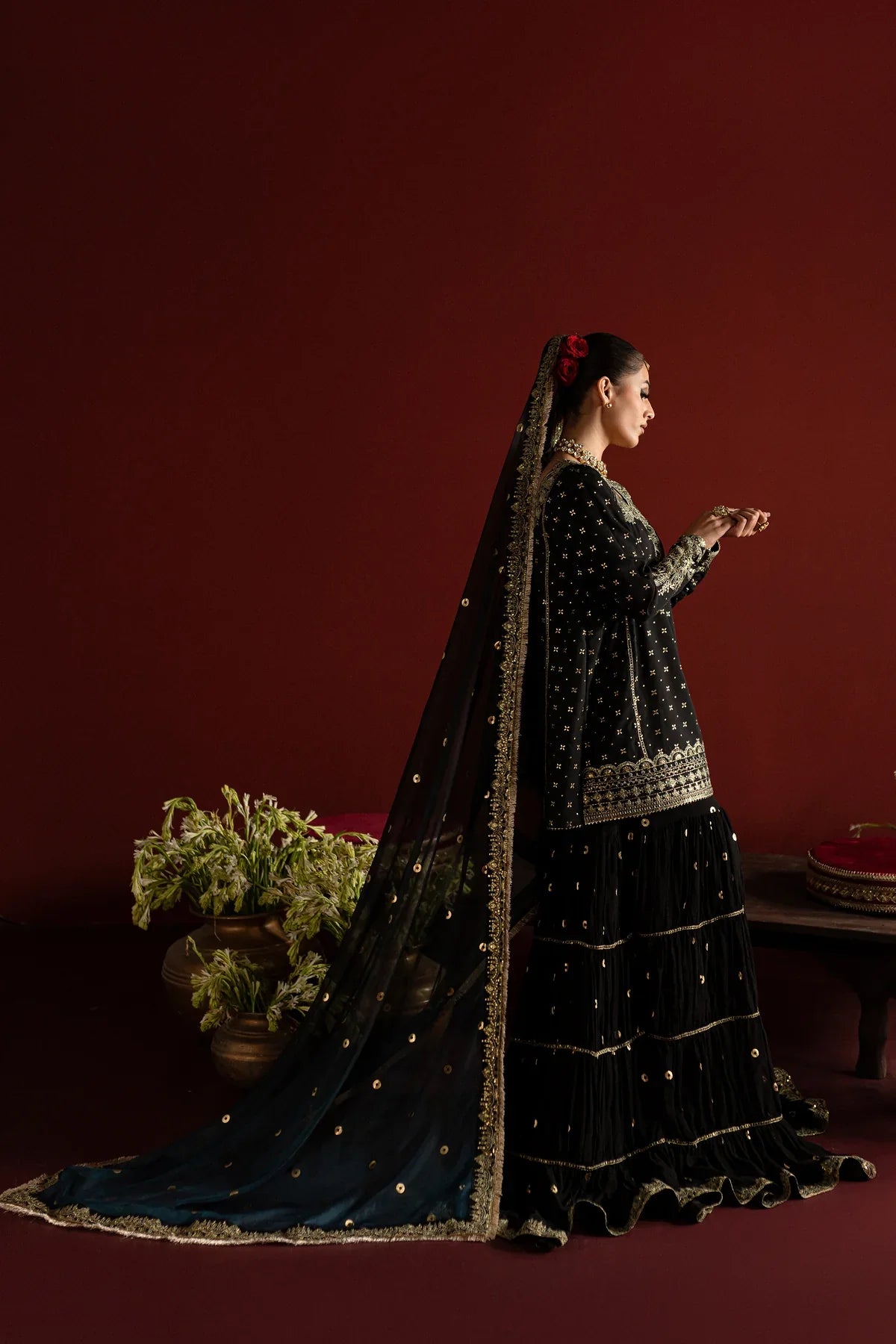 Kiran 3Pc - Embroidered Georgette Luxe Pret