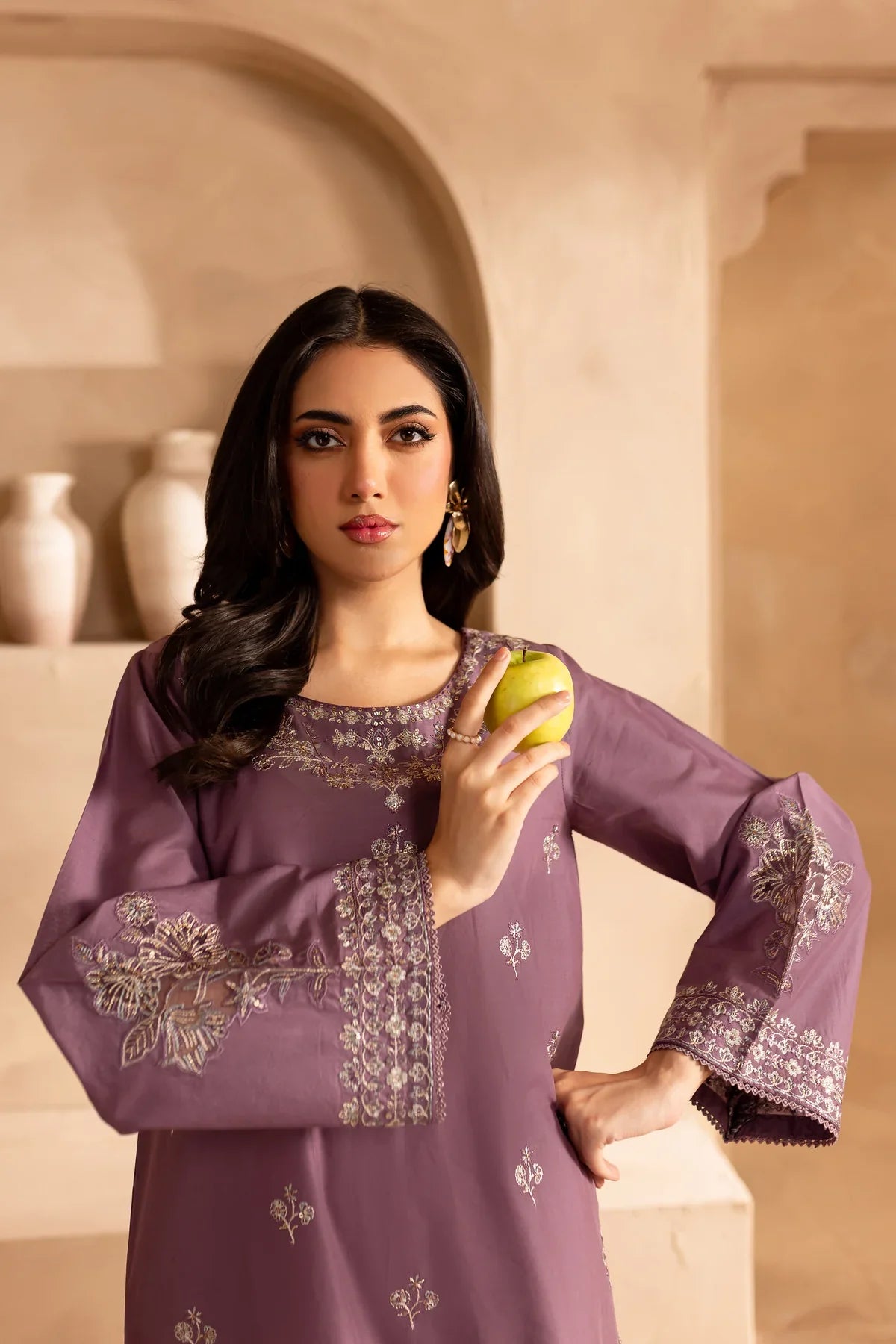 Laikou 2Pc - Embroidered Lawn Dress