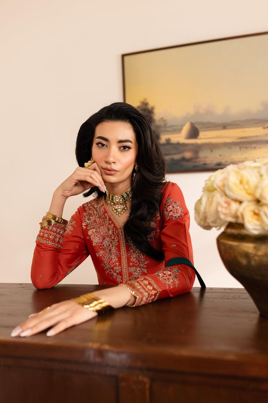 Dalisay Bloom – 3pc Embroidered Luxe Pret
