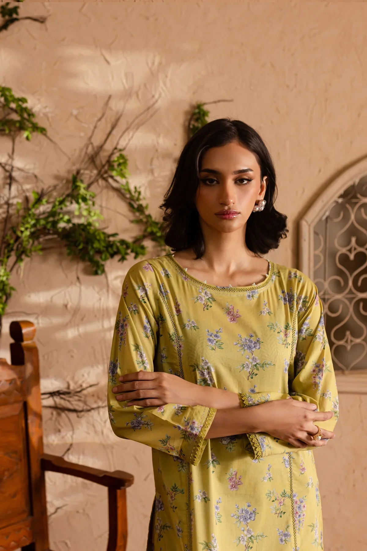 Araa 2Pc - Printed Lawn Dress-