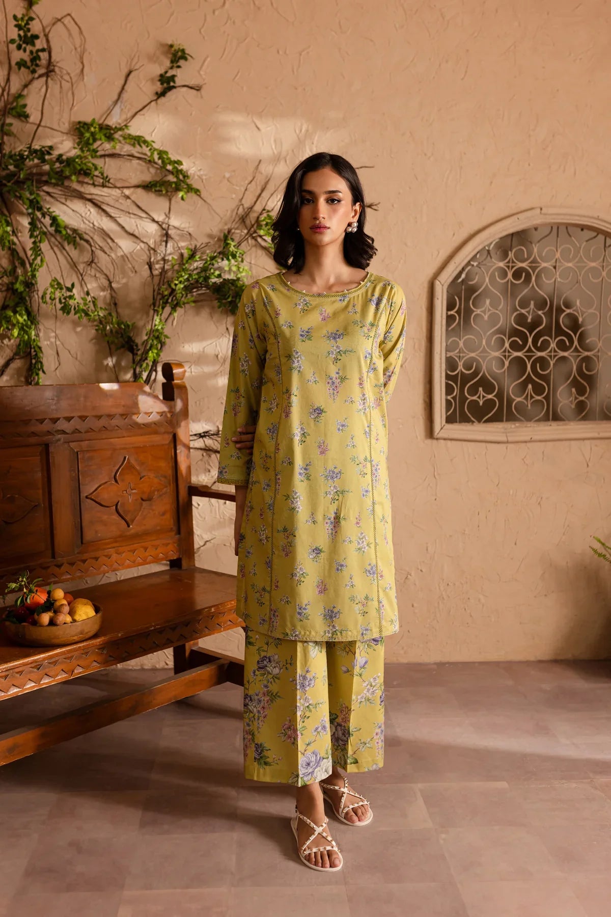 Araa 2Pc - Printed Lawn Dress-