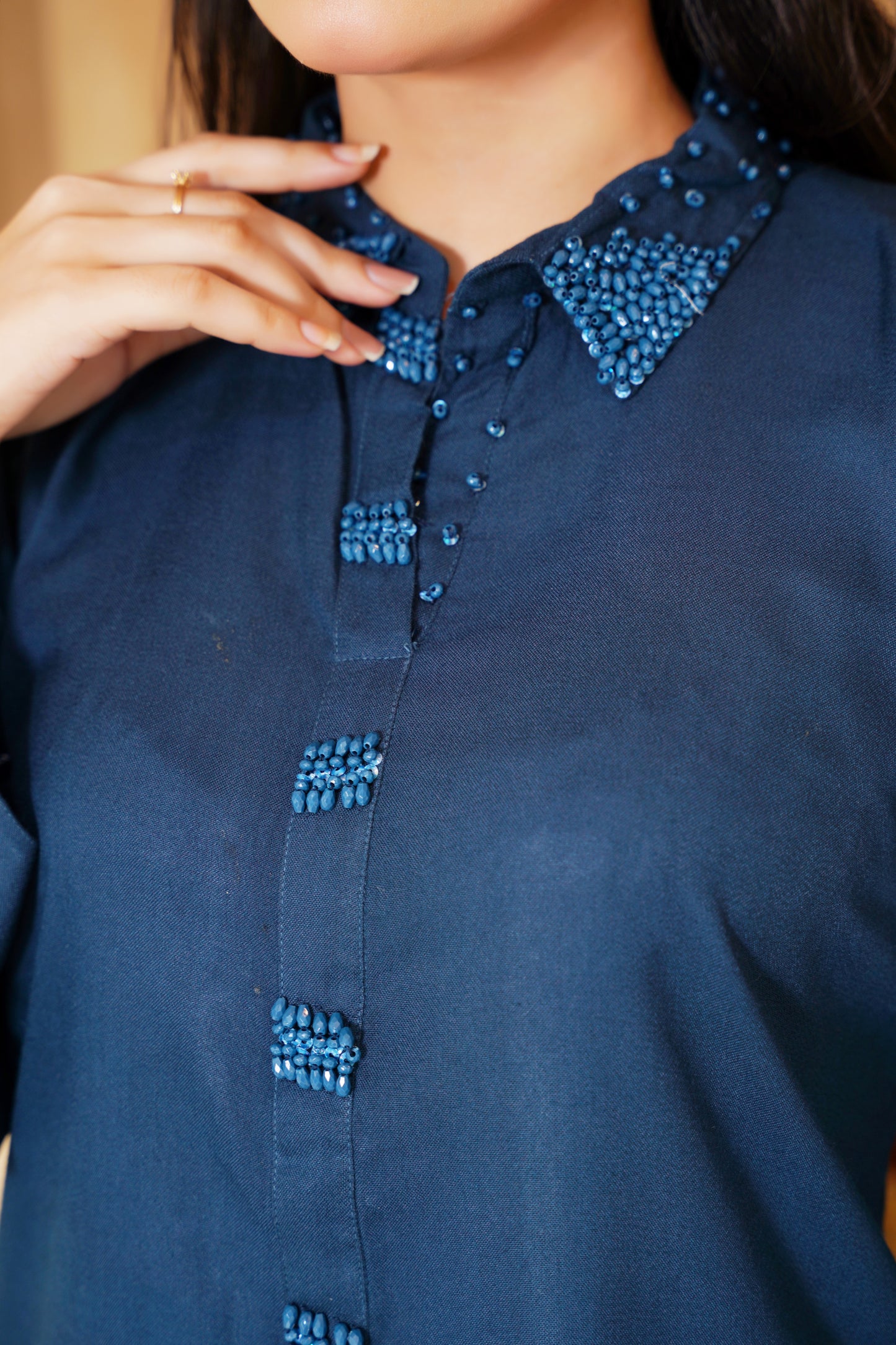 Zinc Elegance | 2Pc Dhanak Suit – Noureza