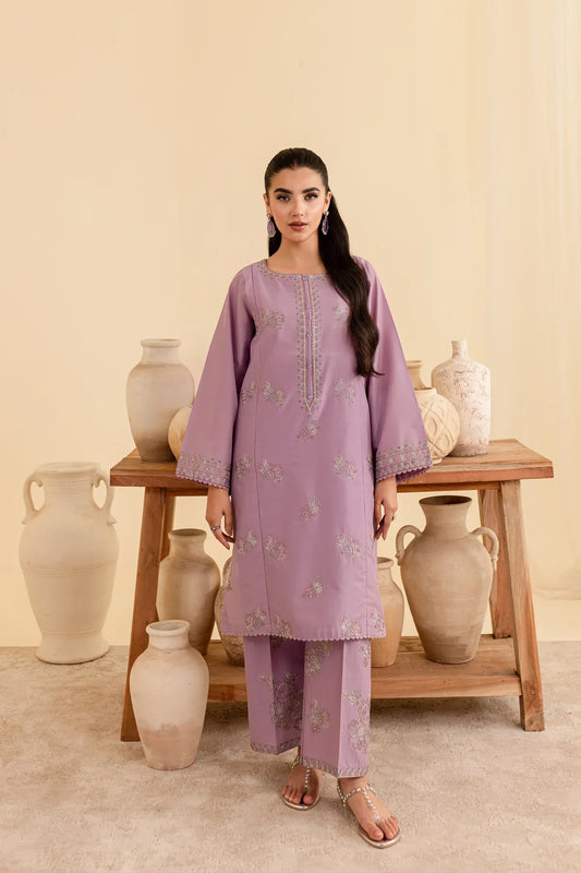 Hiera 2Pc - Embroidered Lawn Dress