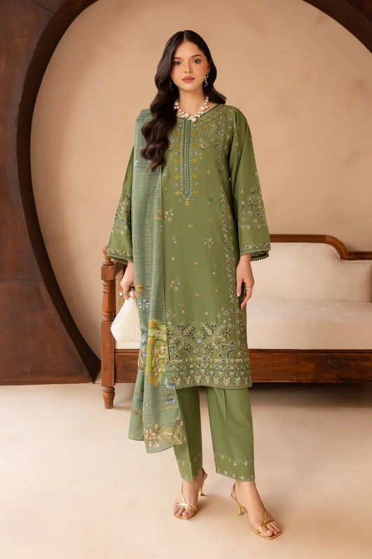 Ireland 3PC Embroidered Lawn Dress