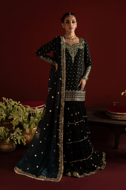 Kiran 3Pc - Embroidered Georgette Luxe Pret