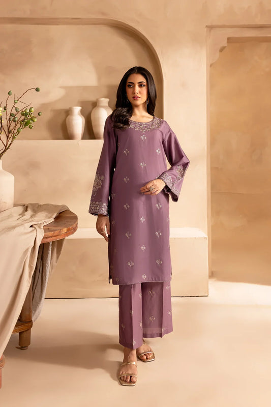 Laikou 2Pc - Embroidered Lawn Dress